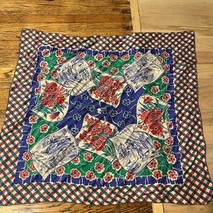 Vintage silk scarf